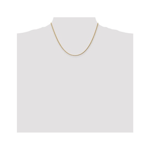 Sterling Silver Diamond-Cut Rope Chain Necklace 18 Inches