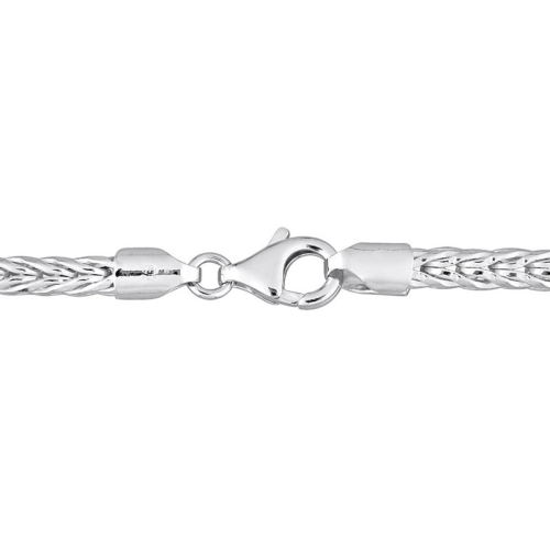 Foxtail Chain Bracelet in Sterling Silver