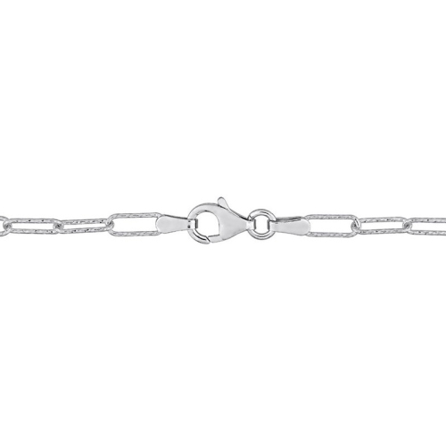 Fancy Paperclip Chain Bracelet in Sterling Silver