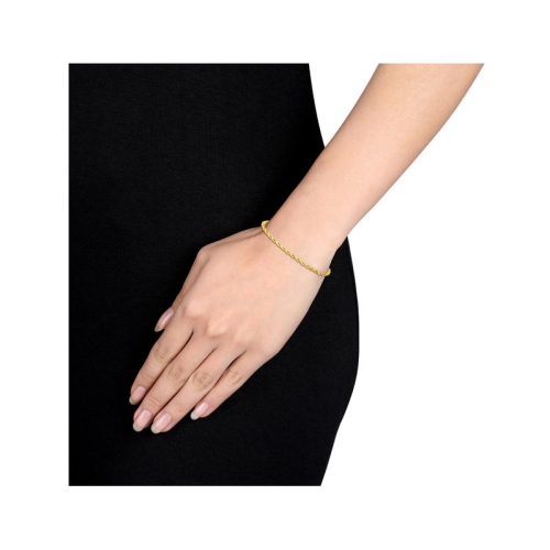 Rope Chain Bracelet in 14K Yellow Gold