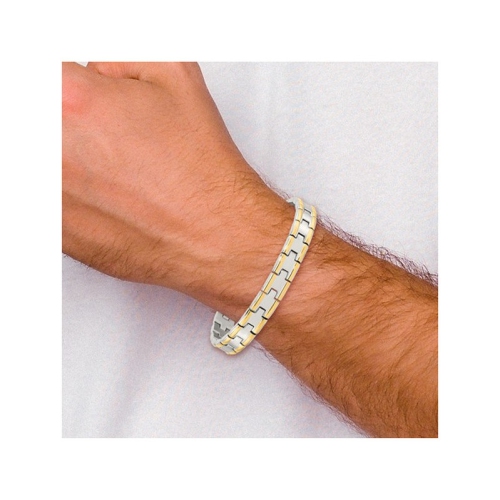 Mens Bracelet in Stainless Steel 8.5 Inch