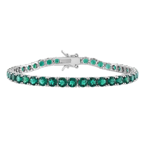 Lab created deals emerald bracelet