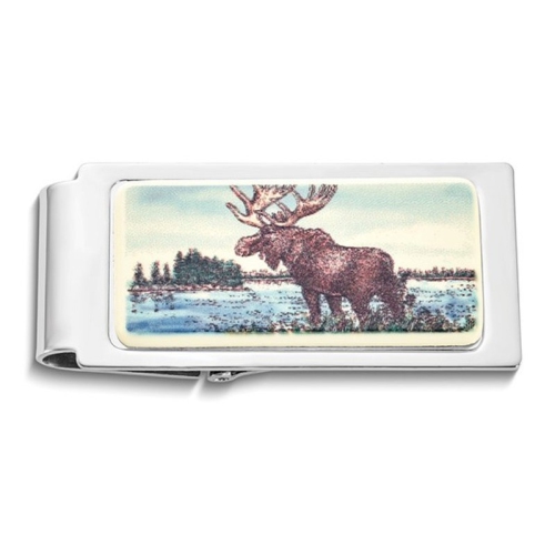 Image 1 de 4.. Pince à billets à charnières Moose pour homme