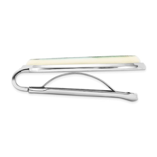 Mens Deer Portrait Oval Money Clip