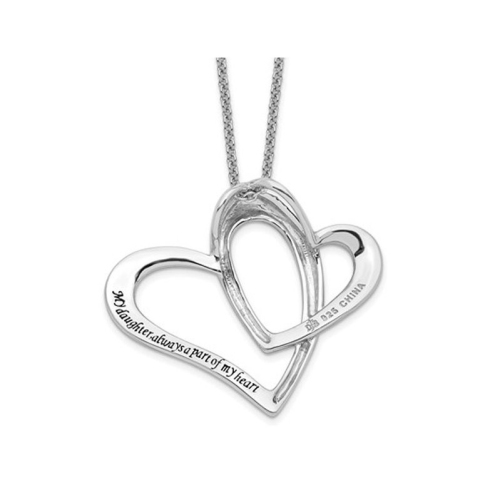 A Part of My Heart - Pendant Necklace in Sterling Silver with Chain