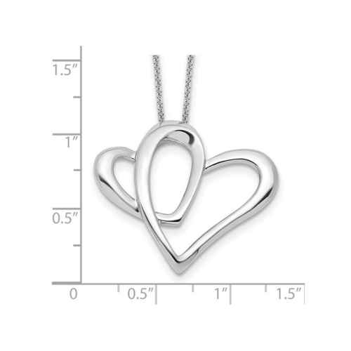 A Part of My Heart - Pendant Necklace in Sterling Silver with Chain