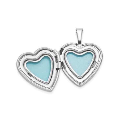 Médaillon en forme de licorne polie en argent sterling avec chaîne