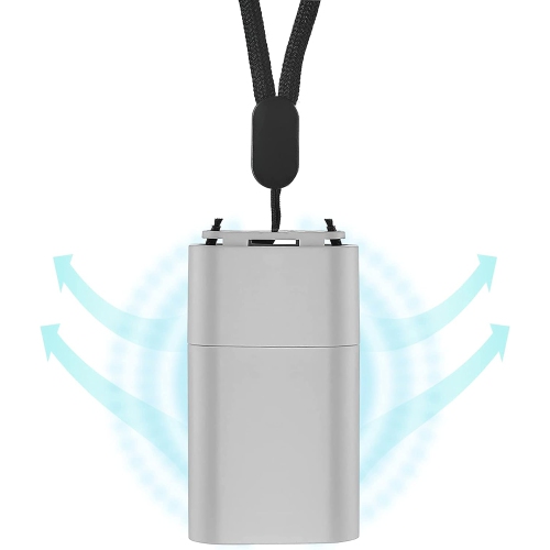 Portable Air Purifier Necklace - Rechargeable and Wearable Personal Air Device for Kids and Adults - Portable & Travel Size, Use at Home, Office,