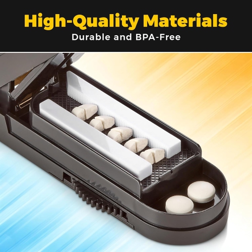 Pill Cutter for Small Pills - Multiple Splitter Pill Cutters for Small to Large Pills, Multi Tablet Split Cutter with Accurate Pill Alignment Cutter,