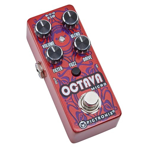 Pigtronix 45201 Octavia Micro Analog Octave Fuzz & Distortion Pedal