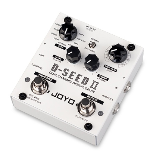 Joyo technologies D-SEED-II pédale d'effet de délai à deux canaux