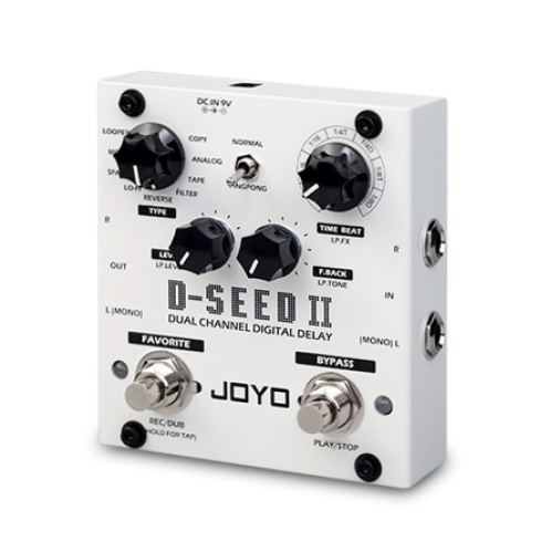 Joyo technologies D-SEED-II pédale d'effet de délai à deux canaux
