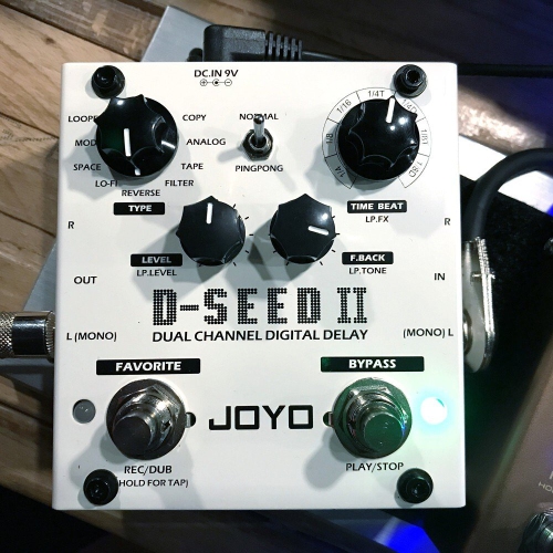 Joyo technologies D-SEED-II pédale d'effet de délai à deux canaux