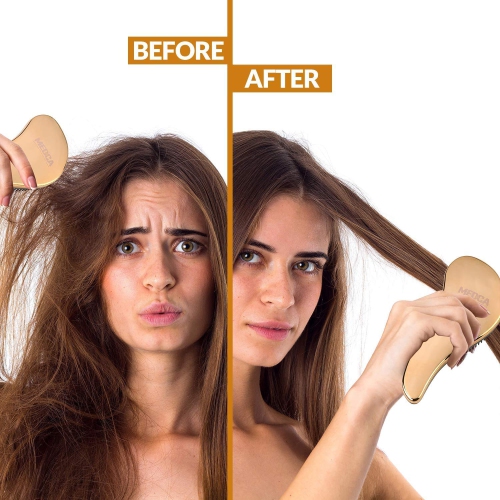 Detangling Brushes - Detangler Brush Set - Pain-Free Hair Brush Straightener That Removes Tangles and Knots Straightening Hair Shiny and Smooth