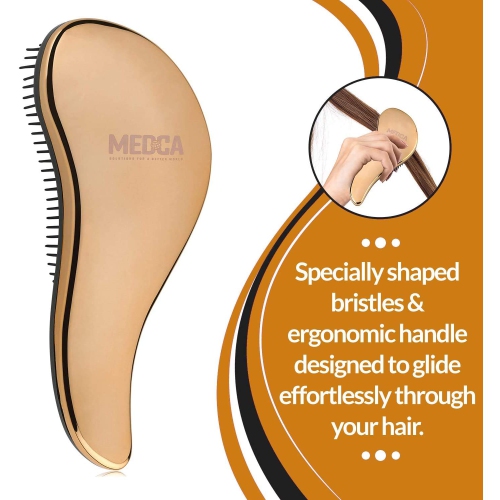 Detangling Brushes - Detangler Brush Set - Pain-Free Hair Brush Straightener That Removes Tangles and Knots Straightening Hair Shiny and Smooth