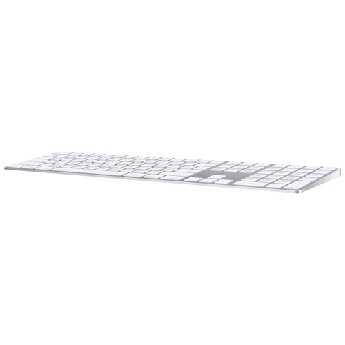 Boîte ouverte - clavier Magic d'Apple avec pavé numérique - Argenté/Blanc - Anglais