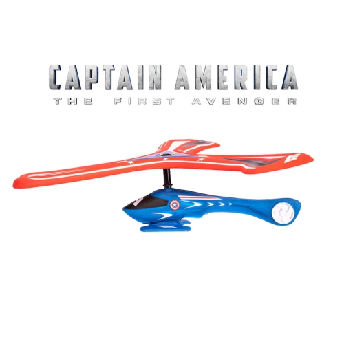 WORLD TECH TOYS  Captain America Helicopter Boomerang