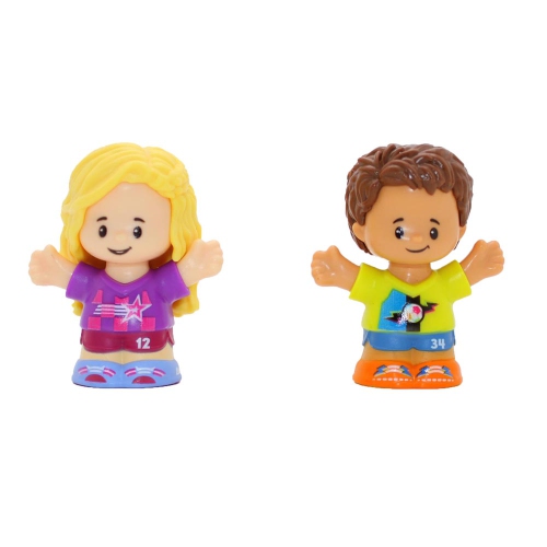 Fisher-Price Little People, Boy and Girl Soccer Players