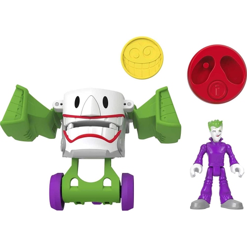 DC Super Friends Fisher Price Imaginext Head Shifters The Joker Figure Laff Mobile Vehicle Best Buy Canada