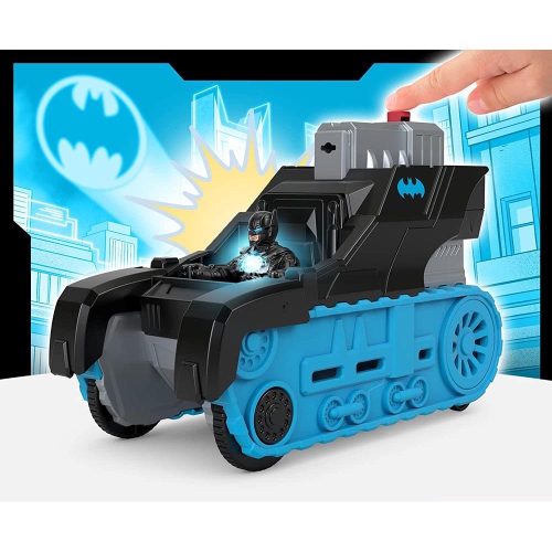 Fisher-Price Imaginext DC Super Friends Bat-Tech Tank, push-along vehicle with Batman figure