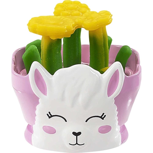 Ensemble de jeu Barbie Florist avec poupée, station de fabrication de fleurs, pâte, moule, vases et ourson