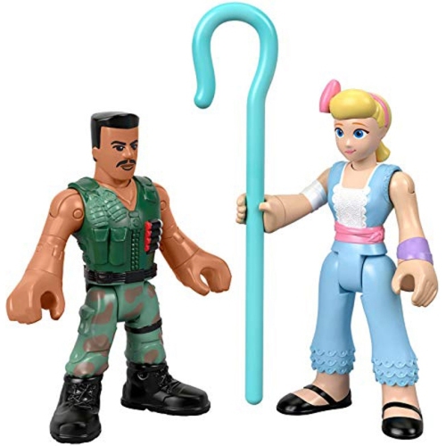 IMAGINEXT  Toy Story Fisher-Price Disney Pixar 4, Combat Carl And Bo Peep Fun Beginner Action Figures