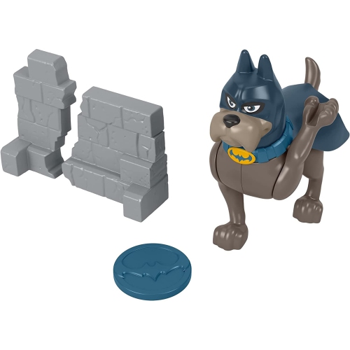 Fisher-Price DC League of Super-Pets Disk Launch Ace, figure set with dog and accessories Fun action toy!