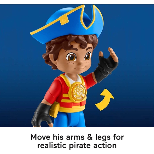Fisher-Price Nickelodeon Santiago of The Seas 9-inch Santiago Talking Pirate Figure
