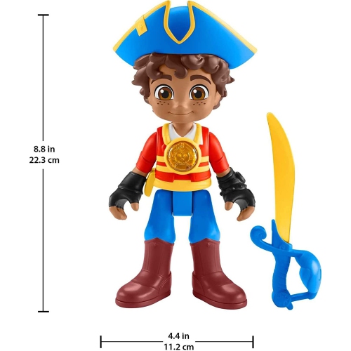 Fisher-Price Nickelodeon Santiago of The Seas 9-inch Santiago Talking Pirate Figure