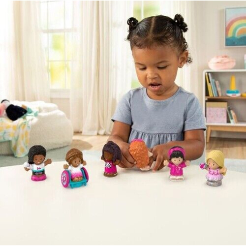 Little People Barbie Figure Bundle 6 Pack