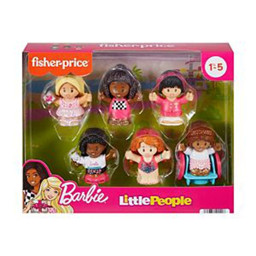 Little People Barbie Figure Bundle 6 Pack