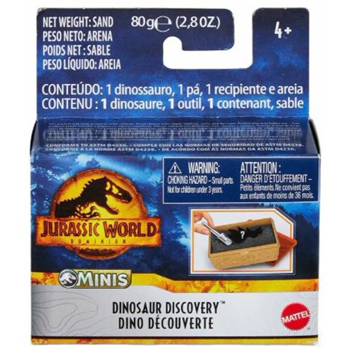 JURASSIC WORLD  Mini Dinosaur Discovery Assortment Hjb19 - 1 Blind Box