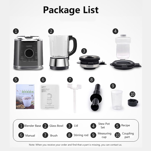 Joydeem JD-D16 Cooking Blender, Soymilk Maker and Juicer