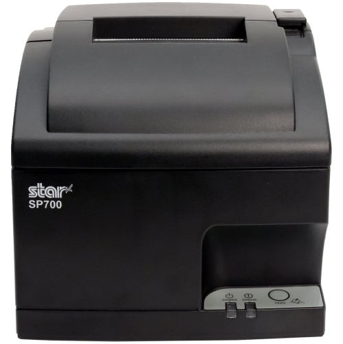 Star Micronics 39336532 Model SP742ME Impact Printer, Friction, Auto Cutter, Ethernet, Internal Power Supply, Gray