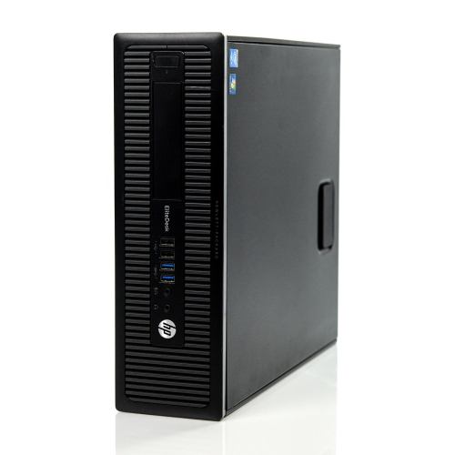 Refurbished - HP EliteDesk 800 G1 SFF Desktop Computer, Intel Core i5-4590 3.30GHz, 8GB RAM, 500GB SSD, Wifi, Windows 10 Pro