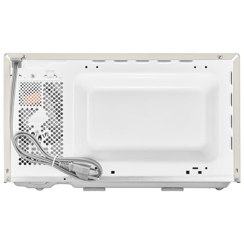 Micro-ondes compact rétro de 0,7 pi³ d'Insignia (NS-MW7RM5-C) - Crème - Exclusivité de Best Buy