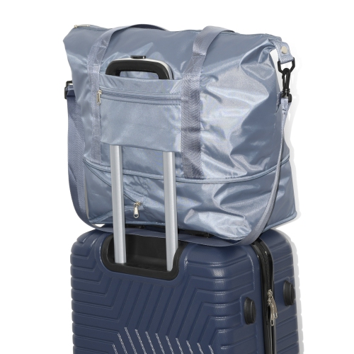 Sac de sport extensible Travel Weekender de NICCI, bleu