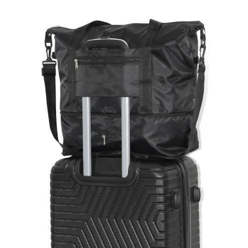 Sac de sport extensible Travel Weekender de NICCI, noir