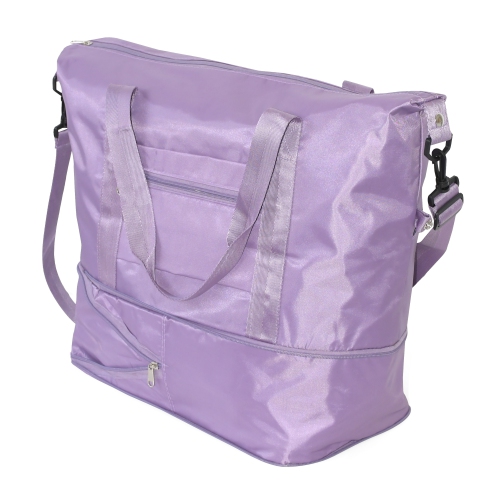 Sac de sport extensible Travel Weekender de NICCI, violet pâle