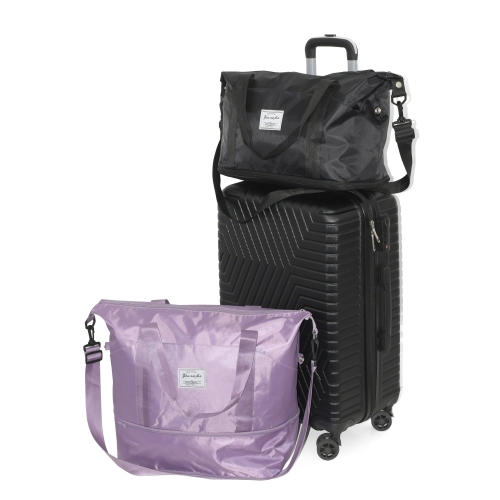 Sac de sport extensible Travel Weekender de NICCI, violet pâle