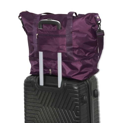 Sac de sport extensible Travel Weekender de NICCI - Violet foncé