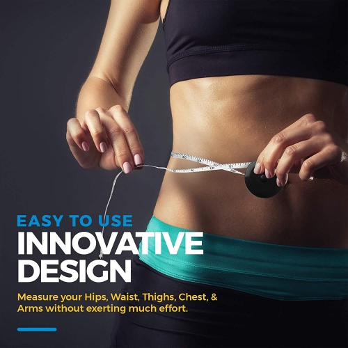 Tape Measure for Body, Inch and Cm, Portable, Retractable Soft Ruler Tool for Measurements Body Fat, Fitness Sewing Tailor Fabric and Accurate Body