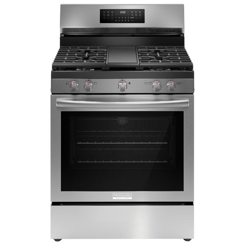 Frigidaire Gallery 30" 5.1 Cu. Ft. True Convection Freestanding Gas Air Fry Range - SS