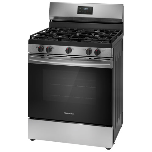 Frigidaire 30" 5.1 Cu. Ft. 5-Burner Freestanding Gas Range - Stainless Steel