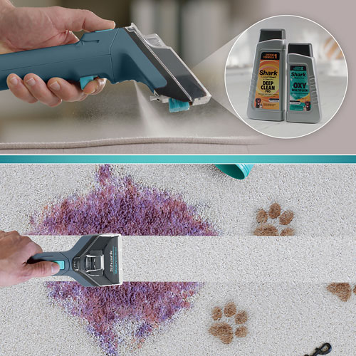 Shark CarpetXpert EX200C Carpet Cleaner Upright Vacuum - Navy