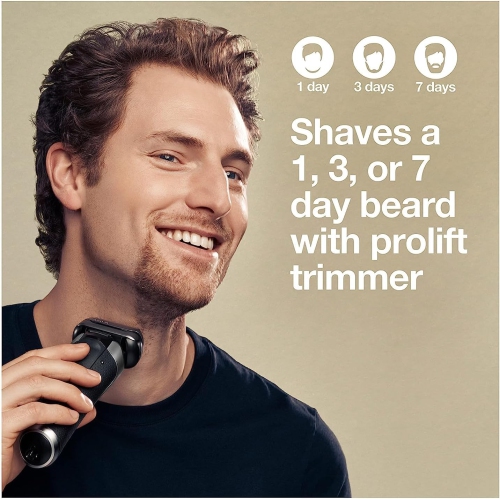 Braun Electric Razor for Men, Series 9 Pro 9465cc Wet & Dry Electric Foil Shaver with ProLift Beard Trimmer