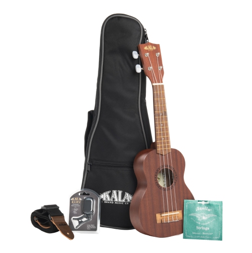 KALA KA-15S-BNDL Soprano KA-15 Series Ukulele Bundle