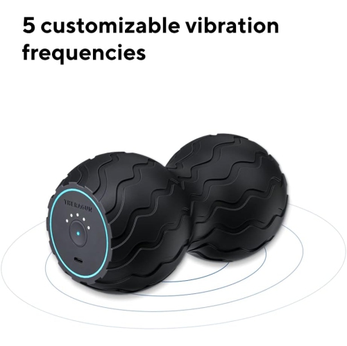 Therabody Theragun Wave Duo Vibrating Massager & Roller - Black