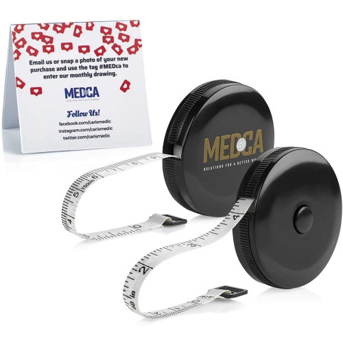 Tape Measure for Body Measuring Tape - Dual Sided Inch and Cm, Portable, Retractable Soft Ruler Tool for Body Fat, Fitness Sewing and Accurate Body