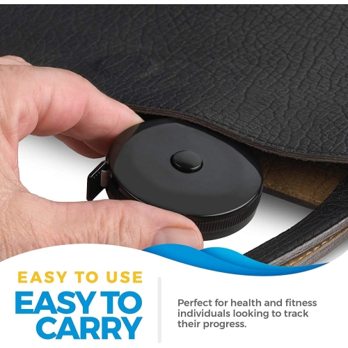 Tape Measure for Body Measuring Tape - Dual Sided Inch and Cm, Portable, Retractable Soft Ruler Tool for Body Fat, Fitness Sewing and Accurate Body